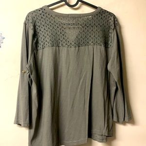 Olive Green Semi-Casual Top -M/M